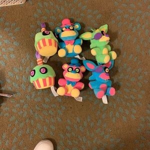 Five nights of freddys black light plushies